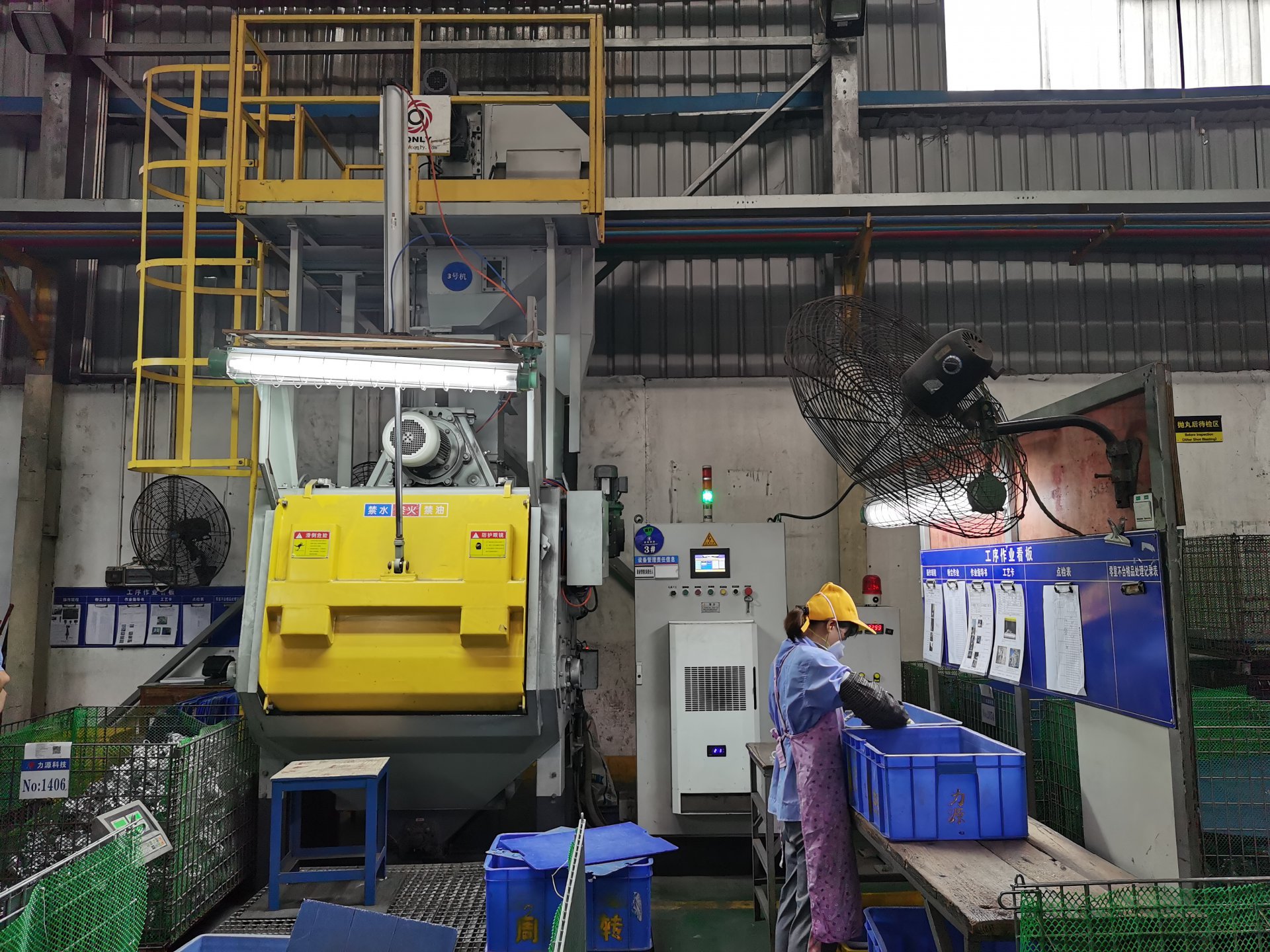 Shot blasting machine table Type 